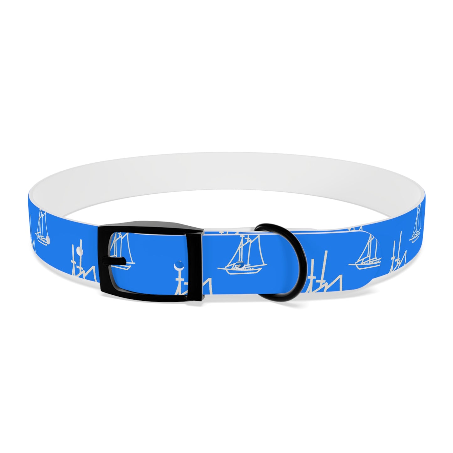 Preppy Paws Nautical Adventure Dog Collar