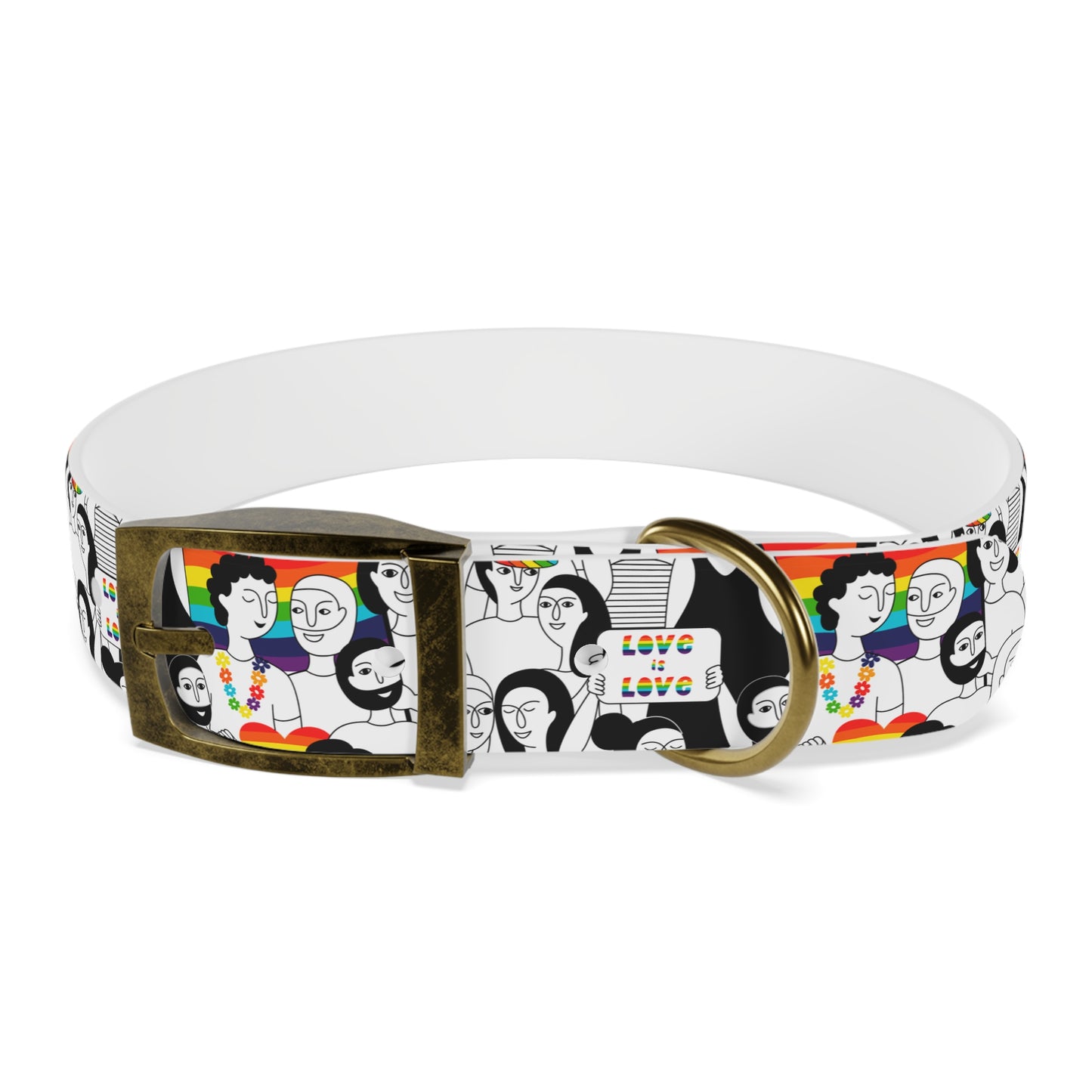 Love is Love Celebration Dog Collar