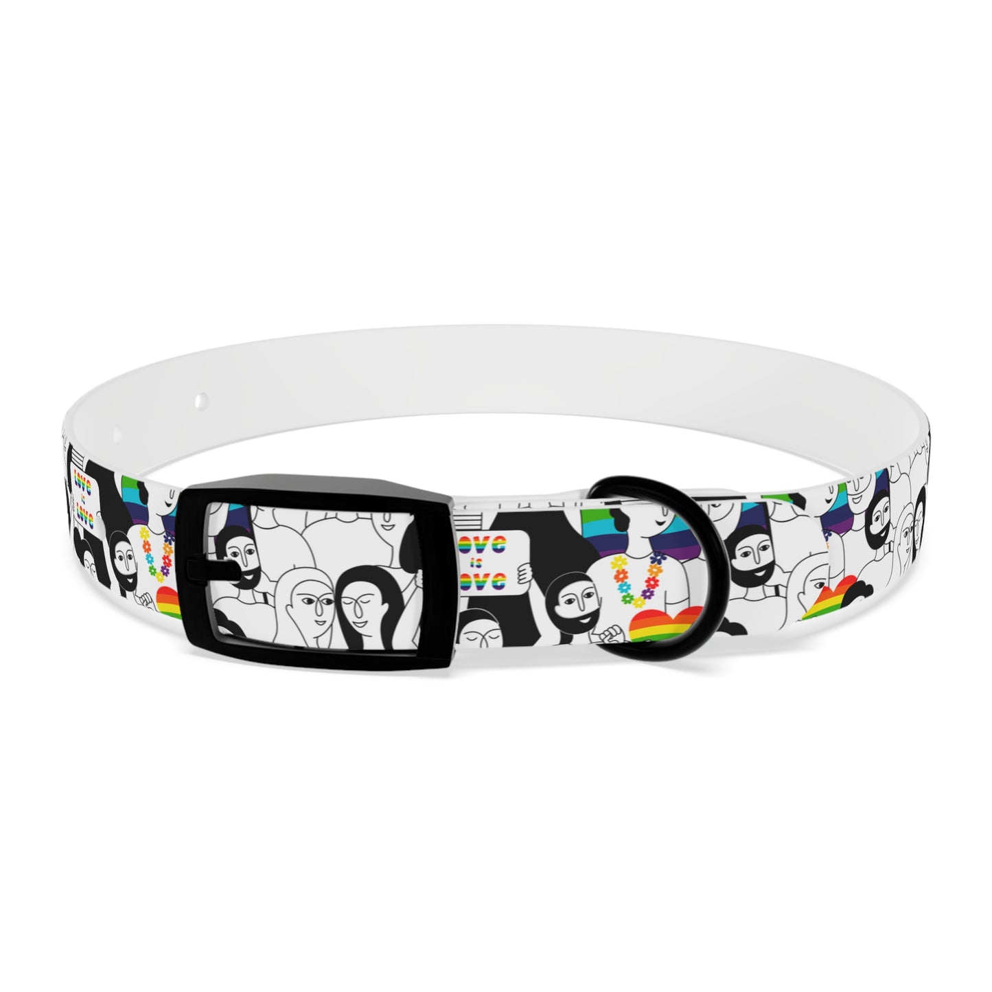 Love is Love Celebration Dog Collar