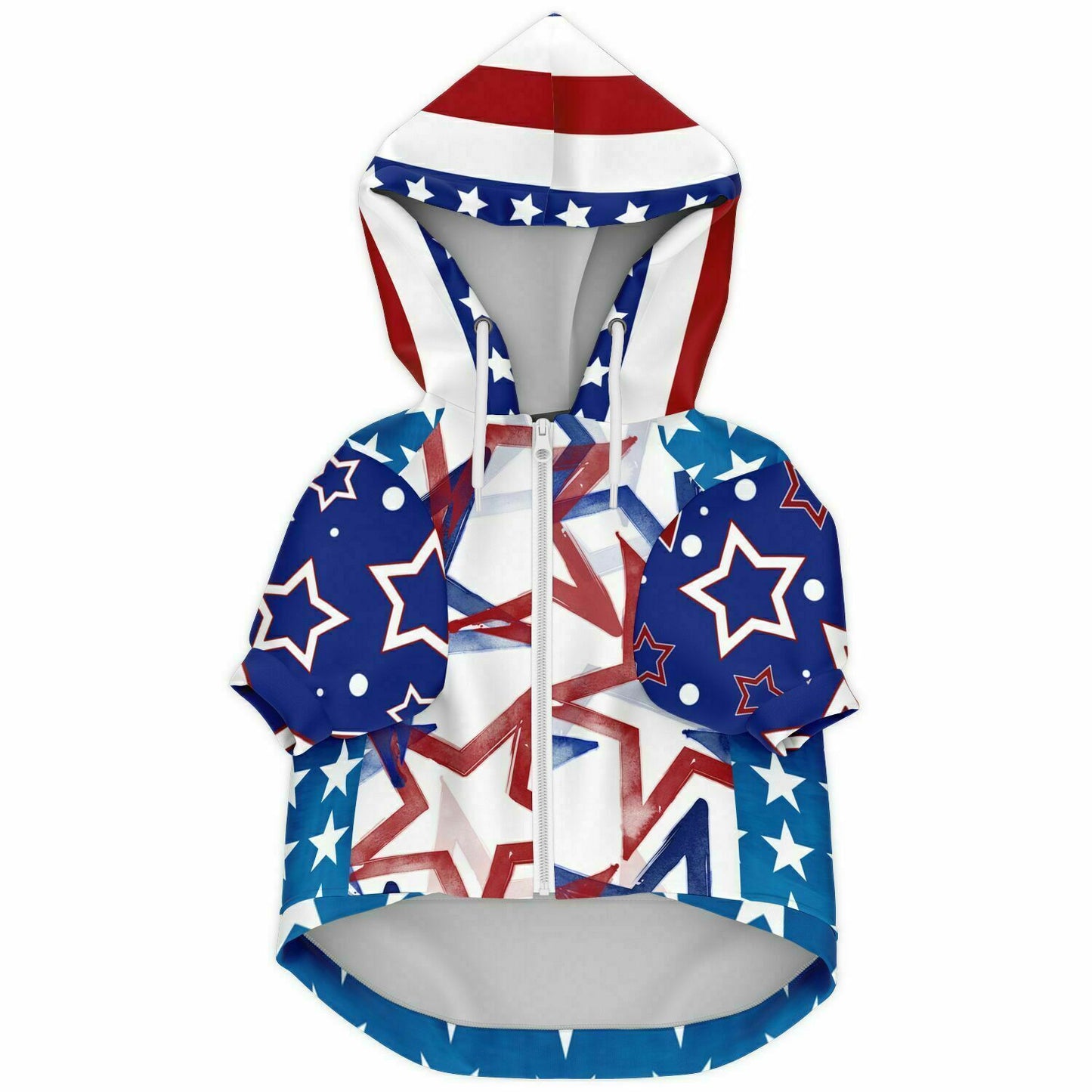 USA Patriotic Zip-Up Hoodie