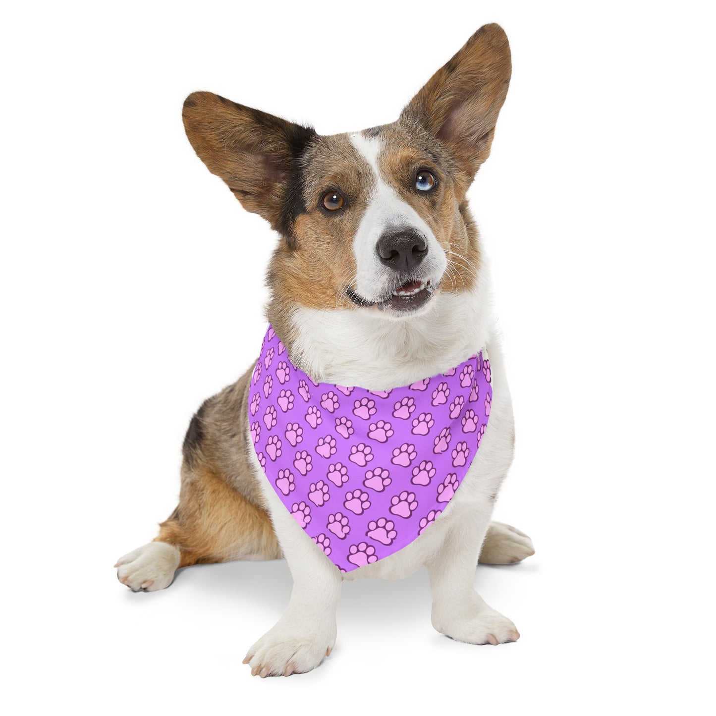 Dog Mom Patterned Pet Bandana Collar