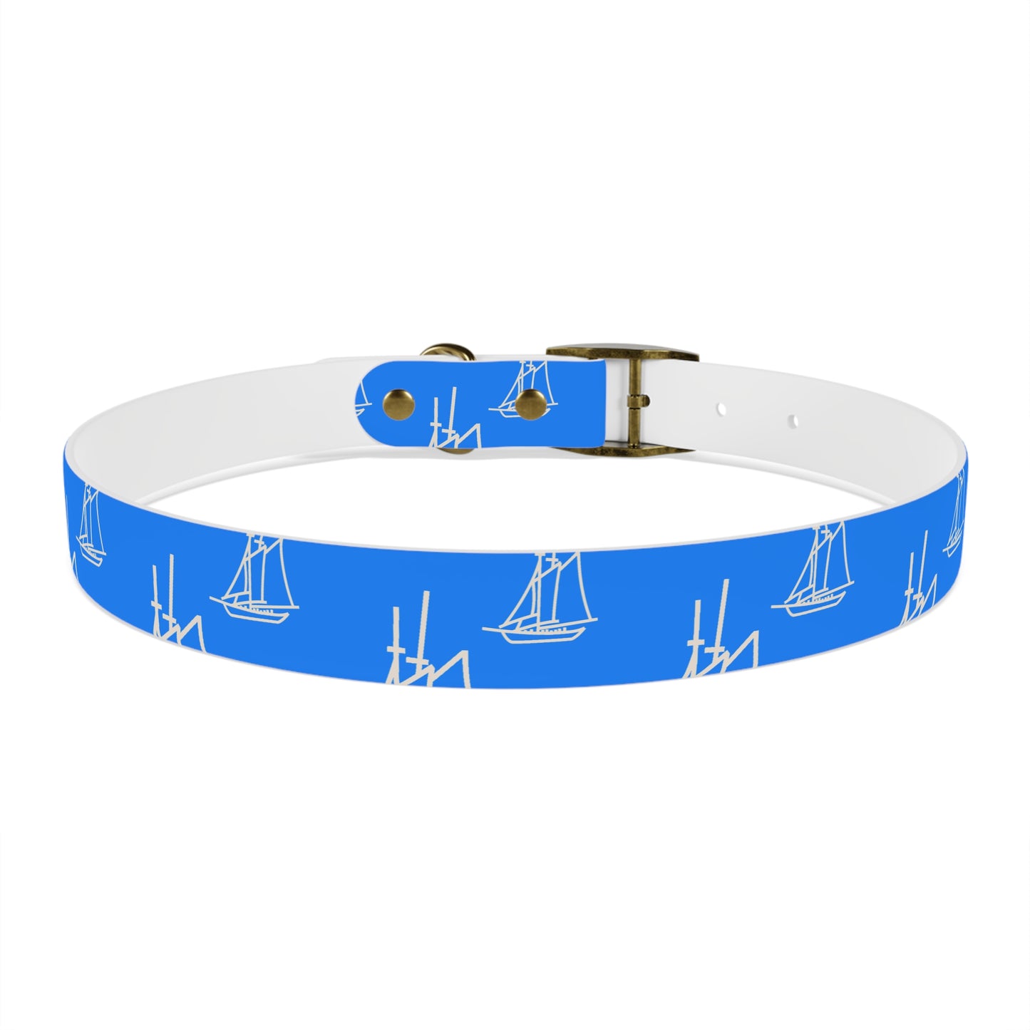 Preppy Paws Nautical Adventure Dog Collar