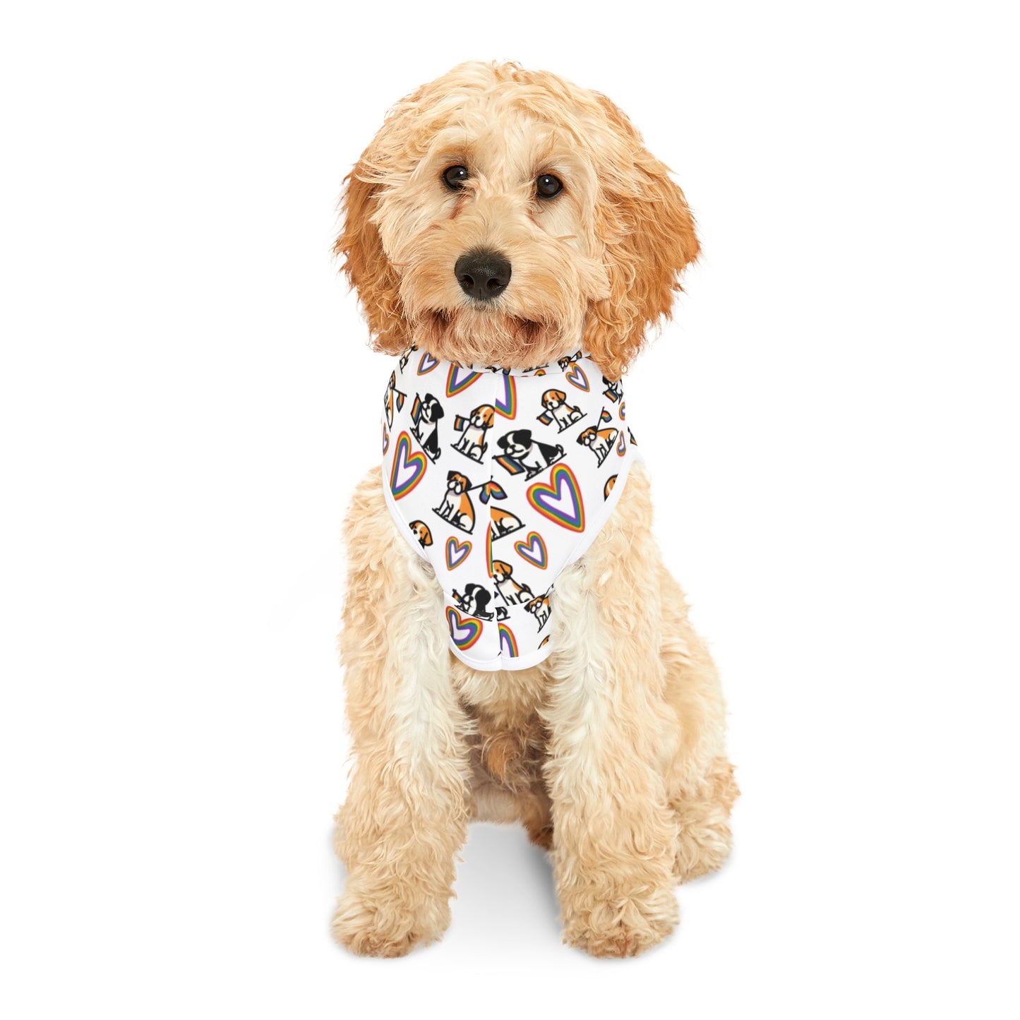 Prideful Pups Pet Hoodie