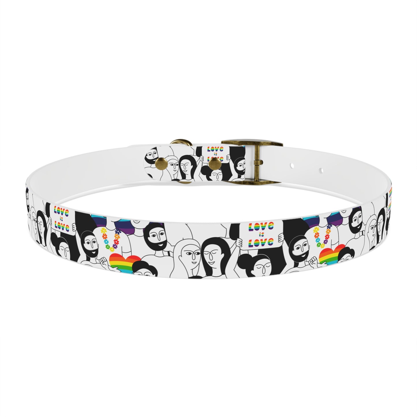 Love is Love Celebration Dog Collar