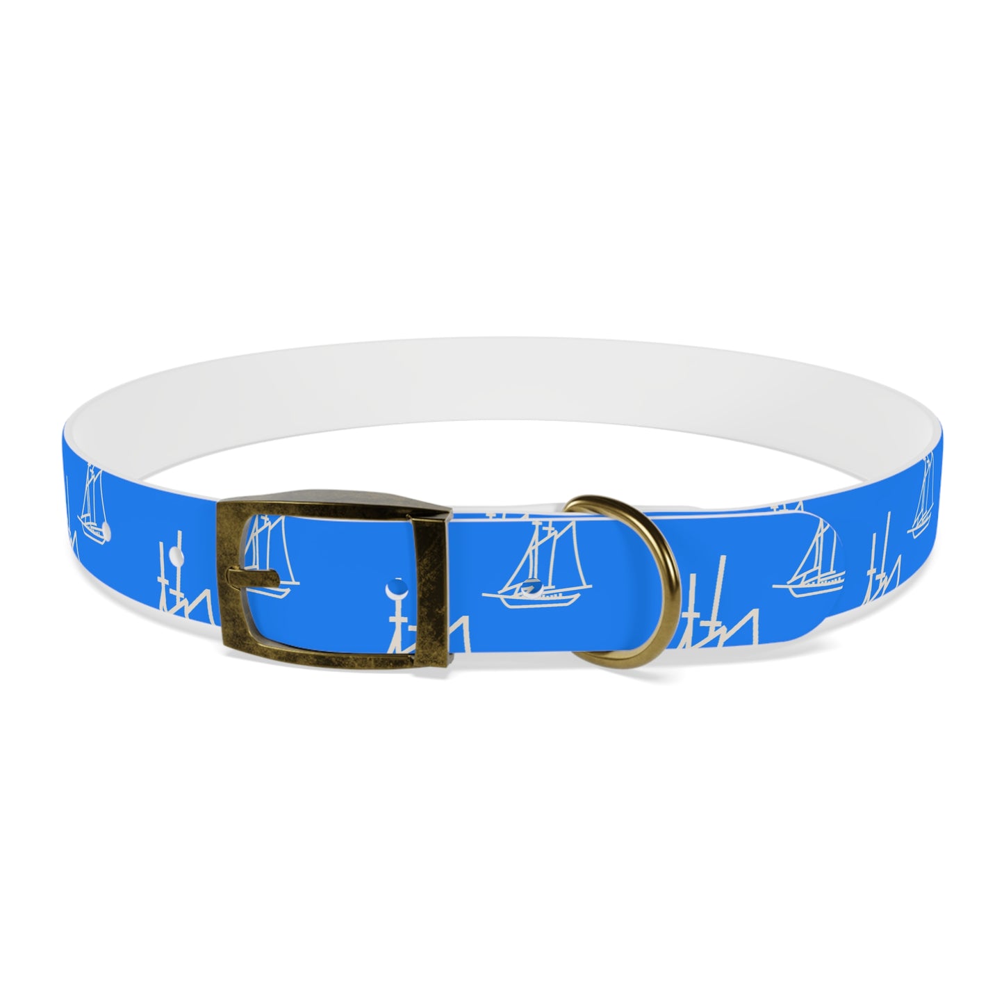 Preppy Paws Nautical Adventure Dog Collar