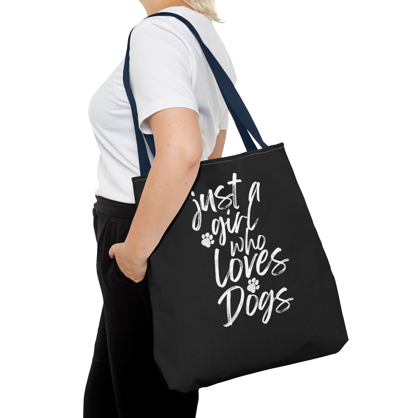 Just a Girl Who Loves Dogs Tote Bag