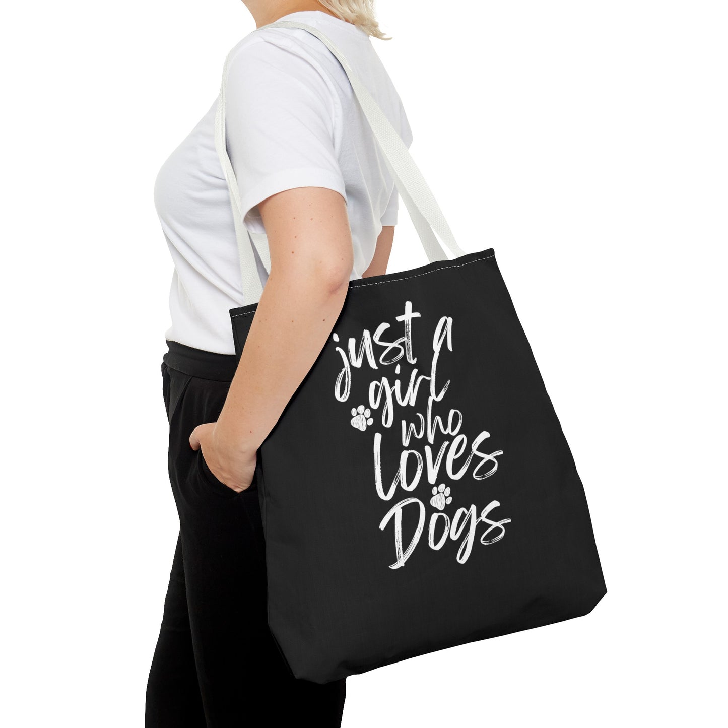 Just a Girl Who Loves Dogs Tote Bag