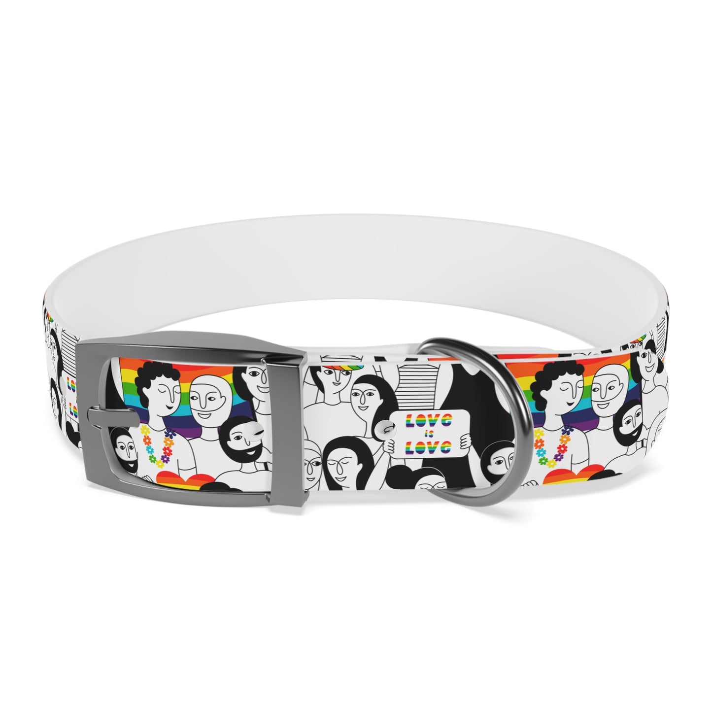 Love is Love Celebration Dog Collar