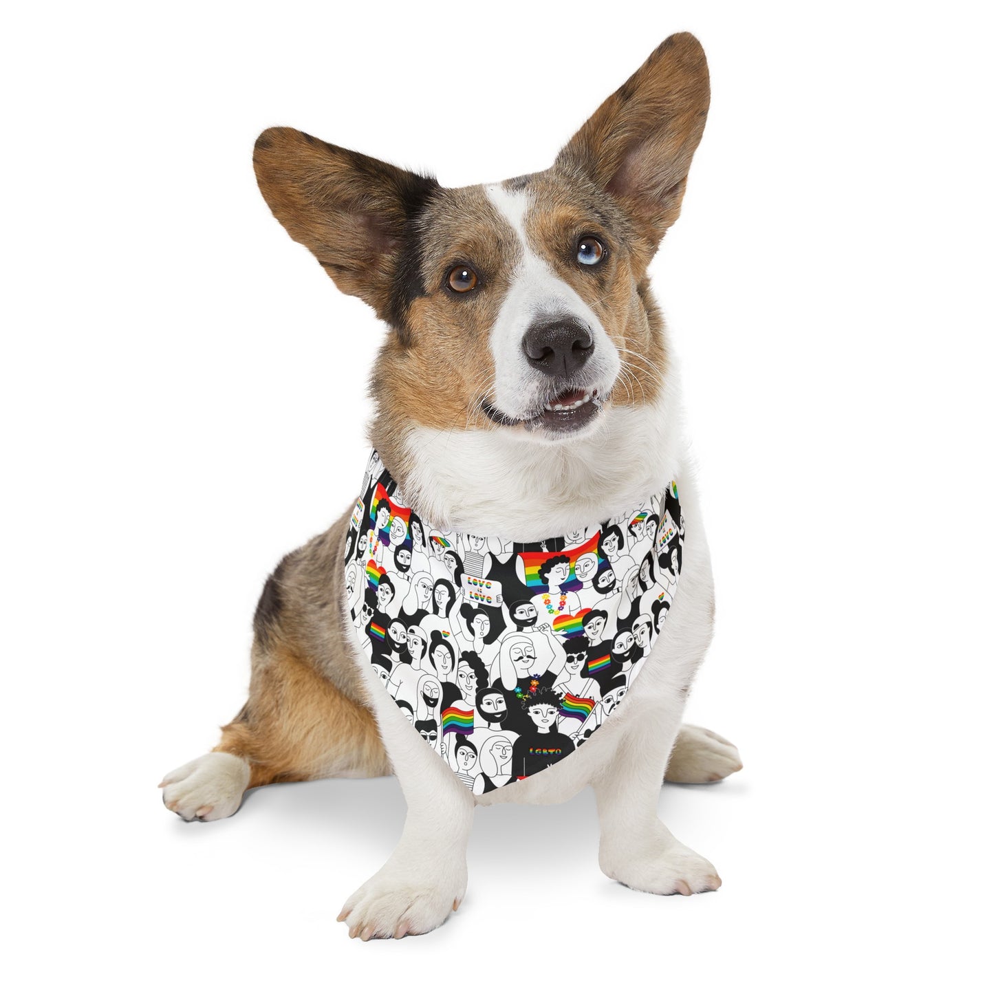 Love is Love Dog Bandana Collar