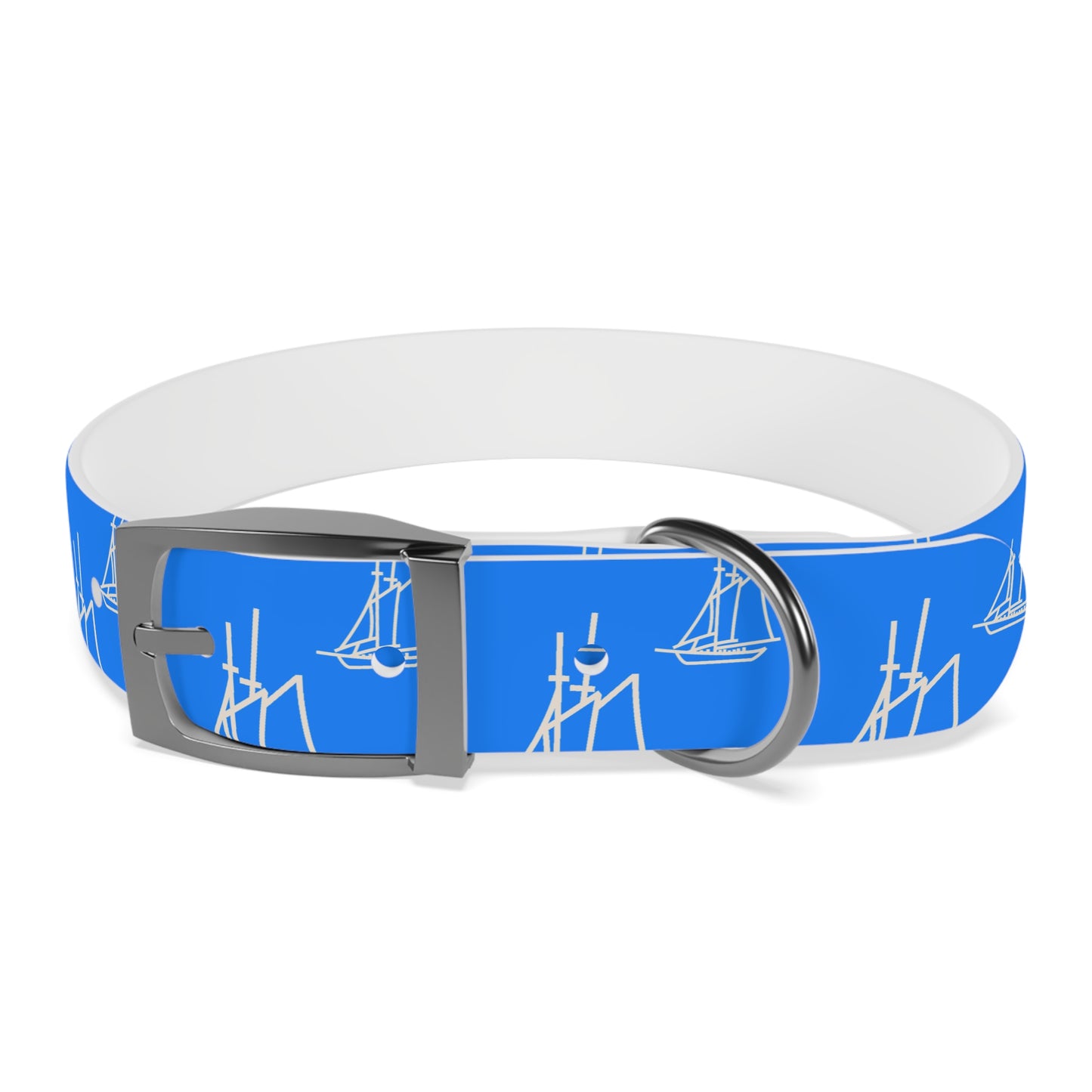 Preppy Paws Nautical Adventure Dog Collar