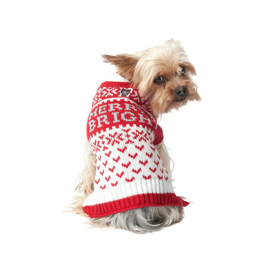 Merry & Bright Pup Knit Sweater