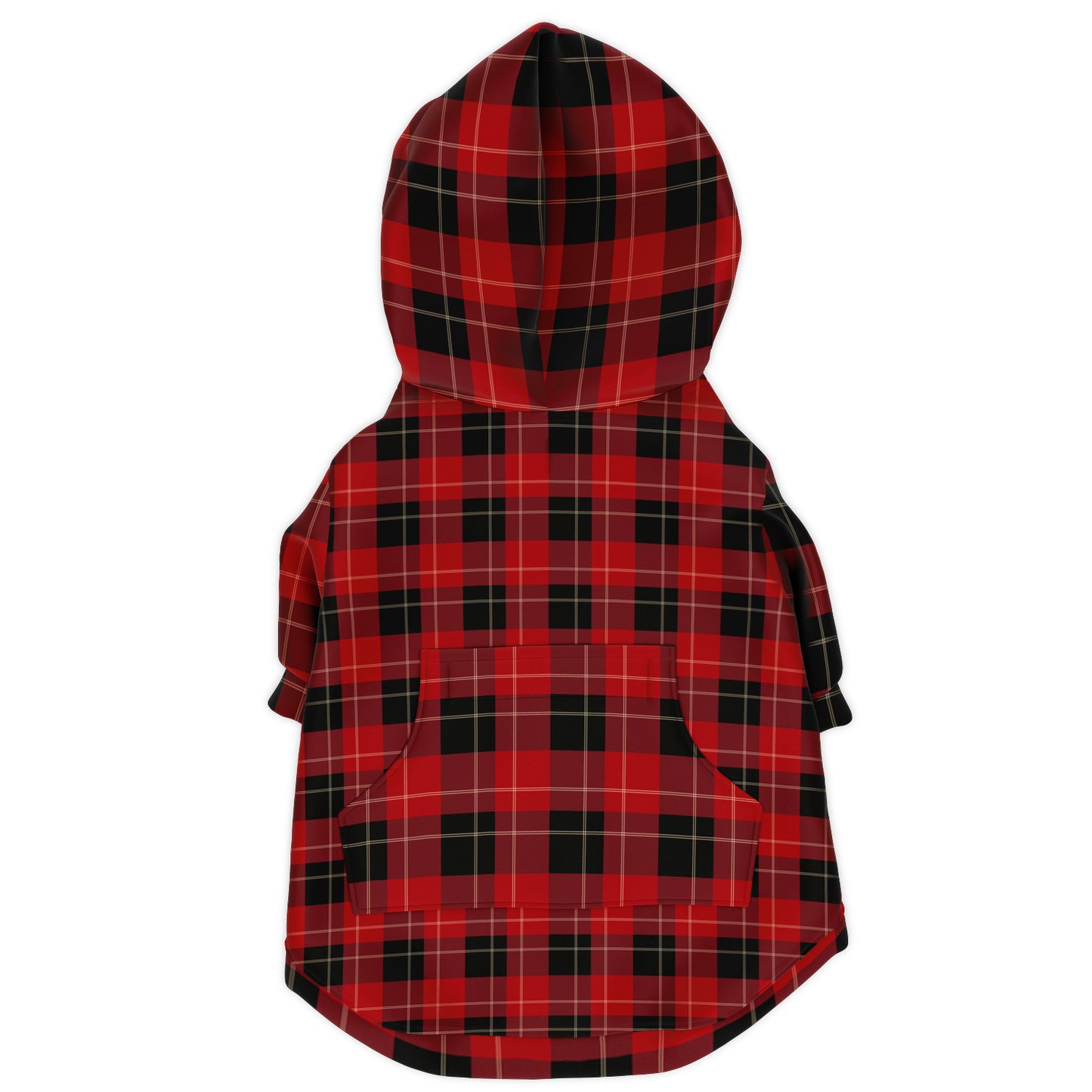 Tartan Tailored Zip-Up Hoodie