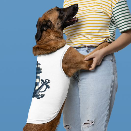 Seafarer's Tail Nautical Style Pet Tank Top